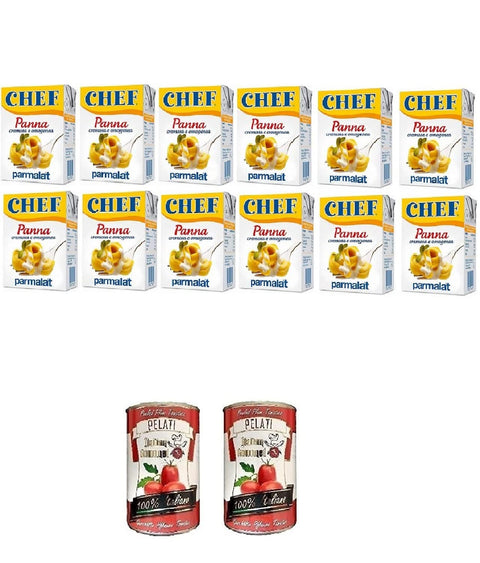 Parmalat Panna chef Sahne per cucinare Kochcreme creme fur Koch 12x200ml Original italienisch Feinkost
