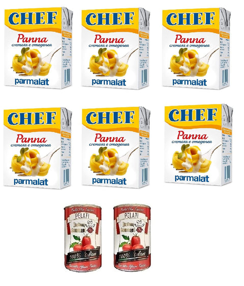 Parmalat Panna chef Sahne per cucinare Kochcreme creme fur Koch 6x200ml Original italienisch Feinkost