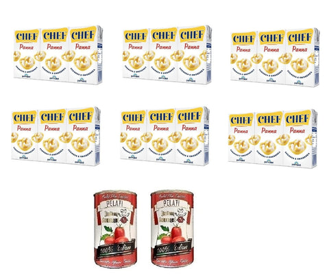 Parmalat Panna chef Sahne per cucinare Kochcreme creme fur Koch 3x125ml Original italienisch Feinkost
