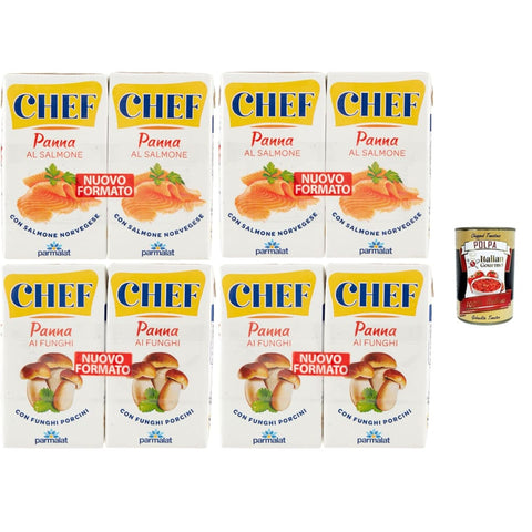 Parmalat Käse & Alternativen auf Pflanzenbasis Parmalat Chef Besciamella Klassisches Bechamel Sauce zum Kochen 3x 200 ml natürliche Zutaten bereit zum Kochen italienisch Original 8002580015964