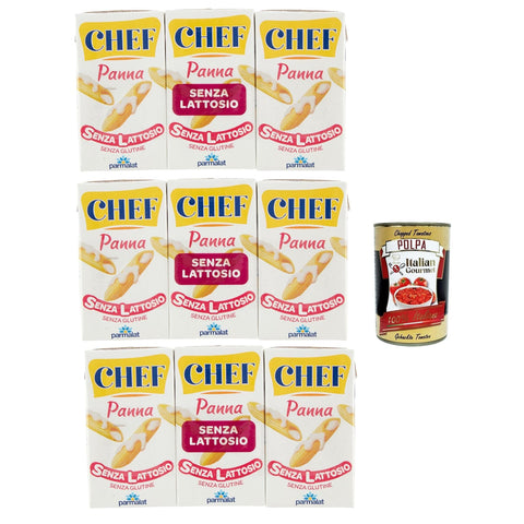 Parmalat Chef Panna Senza Lattosio, Laktosefreie Kochcreme Glutenfrei 3x (3x 125 ml) Sauce zum Kochen italienisch Original