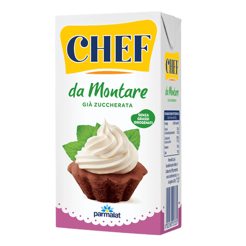 Parmalat Kochsahne MHD 15/04/2025 Parmalat Chef Panna Da Montare Zuccherata Gesüßte Sahne 500ml 8002580015858