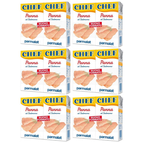 Panna Chef al Salmone (6 x 2 x 125ml) Original italienisch