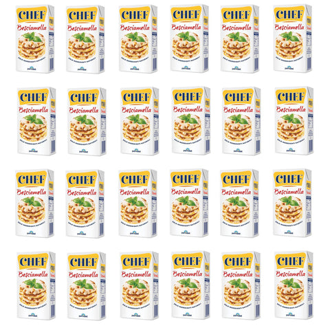 Parmalat Chef Besciamella Klassisches Bechamel Sauce zum Kochen 500 ml natürliche Zutaten bereit zum Kochen italienisch Original