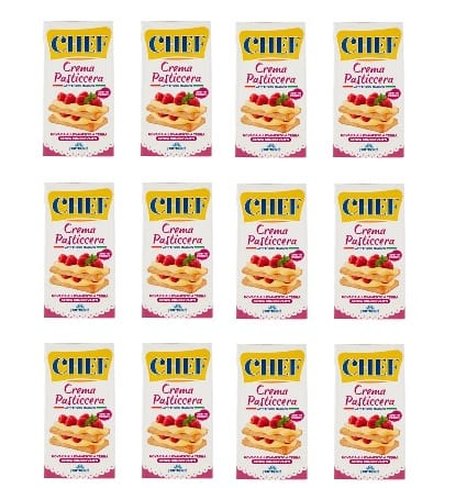 Parmalat Pudding- & Dessertpulver 12x Parmalat Chef Crema Pasticcera Puddingcreme Sahne für Kuchen sofort fertig 530 g Desserts Gebäckprodukt Glutenfrei Frei von Konservierungsstoffen Dessertsaucen italienisch Original 8002580253359