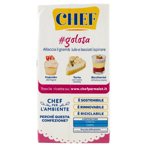 Parmalat Pudding- & Dessertpulver 12x Parmalat Chef Crema Pasticcera Puddingcreme Sahne für Kuchen sofort fertig 530 g Desserts Gebäckprodukt Glutenfrei Frei von Konservierungsstoffen Dessertsaucen italienisch Original 8002580253359