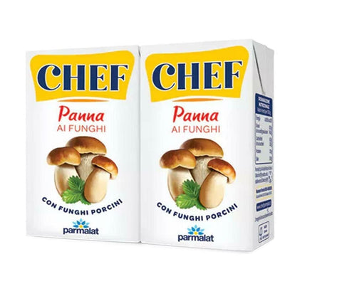 Parmalat Panna Chef Funghi Porcini Mushrooms Creme 2x125ml Original italienisch Sauce