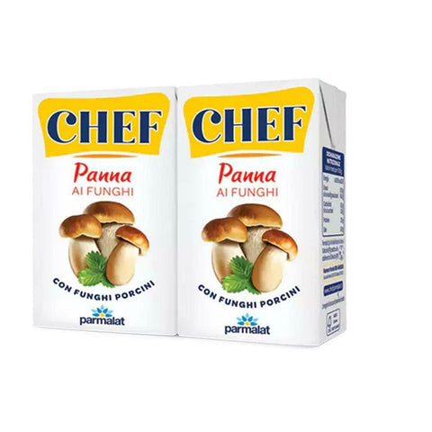Parmalat Panna Chef Funghi Porcini Mushrooms Creme 2x125ml Original italienisch Sauce