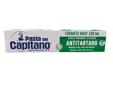 Pasta del Capitano Zahncremes Pasta del Capitano Antitartaro Zahnpasta, 100 ml, 2 Stück 8002140139109
