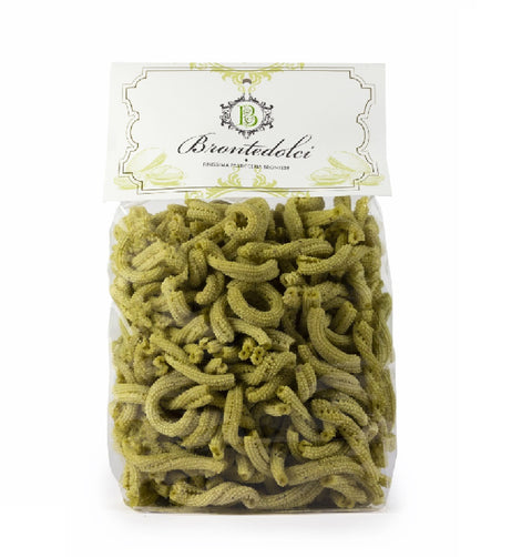 MHD 10/2026 Brontedolci Casarecce al Pistacchio Hartweizengrieß Pasta Pistazienpaste 500g Original italienisch