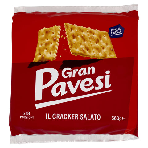Pavesi Crackers Gran Pavesi Cracker Salati - gesalzen 560 gr. 8013355999662