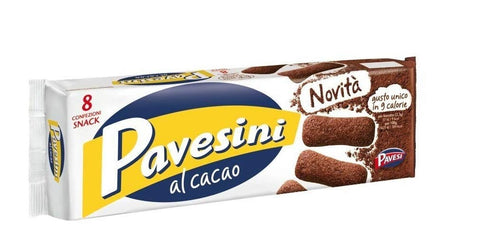 Pavesi Kekse 12x Pavesi Pavesini Kekse Kakao Biscuits 200 g (8 stick) kuchen cookies cocoa 8013355500158