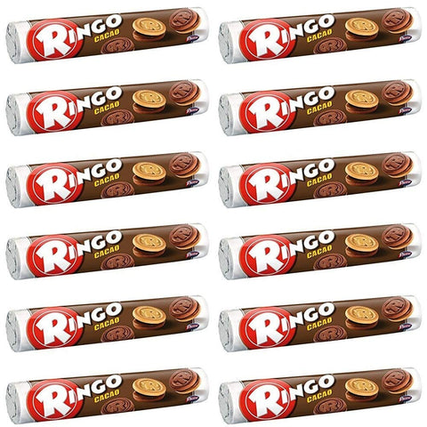 Pavesi Kekse 12x Pavesi Ringo Kekse kekse mit Kakao165 g cookies italien biscuits snack Cocoa 8013355999488