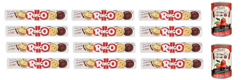 Ringo Tubo Vaniglia Kekse mit Vanillecreme 12x165g Original italienisch