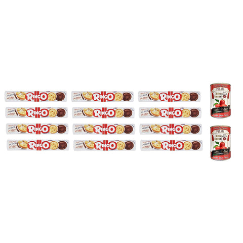 Ringo Tubo Vaniglia Kekse mit Vanillecreme 12x165g Original italienisch