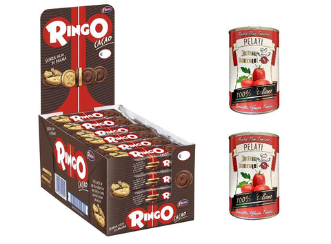 Pavesi Kekse Ringo Kuchen mit Kakao pack snack cookies schoko riegel 24x55g Original italienisch