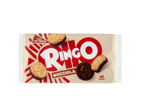 Pavesi Kekse 3x MHD 27/12/2025 Pavesi Ringo Nocciola Haselnuss Kekse Biscuits Cookies 330g Familienpaket 8013355501698