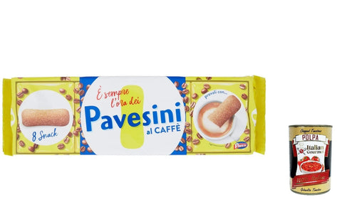 Pavesi Pavesini Kekse Kaffee Biscuits 200 g cookies Coffee kuchen + Italian goumet polpa 400 g italienisch Original