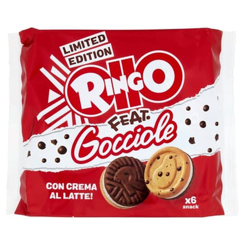Pavesi Kekse 9x Ringo Feat. Gocciole Limited Edition Snack 6 Portionen 165g