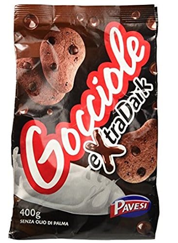 Pavesi Kekse Gocciole mit Kakao Extra Dark 4er Pack of [] 1x400g Original italienisch