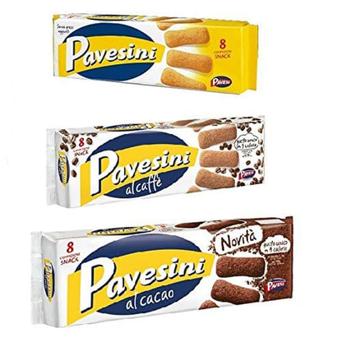 Pavesi Kekse Pavesi Pavesini Kekse Biscuits cookies Kakao / Kaffee / snack 3 x 200g Testpaket Original italienisch 8013355000290