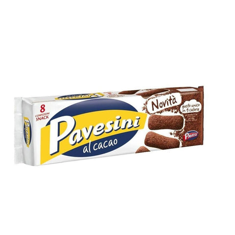 Pavesi Kekse Pavesi Pavesini Kekse Kakao (8 stick) kuchen cocoa 200 g 12x italienisch Original 8013355500158