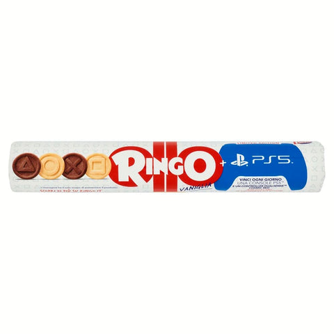 Pavesi Kekse Pavesi Ringo Kekse kekse mit Vanille 165 g cookies italien biscuits snack 12x Original italienisch 8013355999501