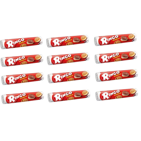 Pavesi Kekse Pavesi Ringo Kekse Vaniglia 'Vanille', 165 g 12x Original italienisch 8013355500134
