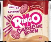Pavesi Kekse Ringo Pavesi Cheesecake Limited Edition Cheese cake Booom 9x165g – Knusprige Doppelkekse mit cremiger Cheesecake-Füllung – Limitierte Auflage + Italian Gourmet polpa 400g 8013355501988
