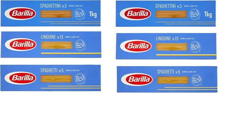 Pavesi Längliche Pasta 12Pz Testpacket barilla Linguine13 Spaghetti5 Spaghettini3 pasta lunga 8076800195057