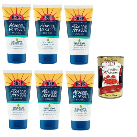 Pep Dermoprotettivo Cremes Pep Dermoprotettivo Aloe Vera 99% Biogel Sollievo Irritazioni Dermoprotektive Creme Aloe Vera 99% Biokel Relief Irritation 6x150 g italienisch Original 8032804040014
