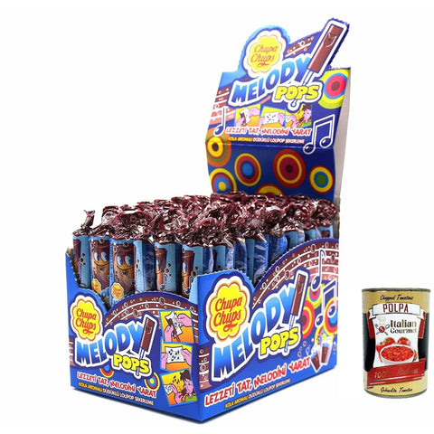 Chupa Chups Lollipops Cola Flavor Melody Pops 48pcx15g 1 Stk Original italienisch Getränk