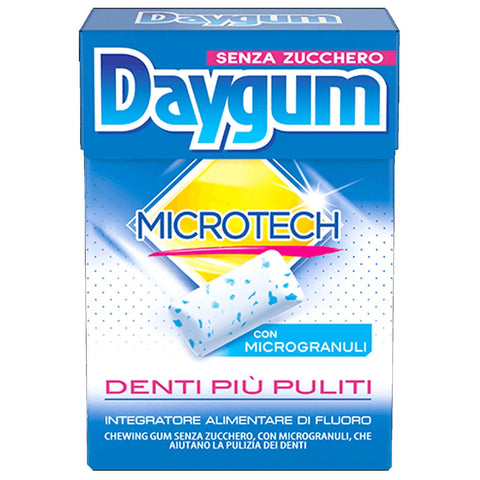 Perfetti Van Melle 20 Packungen Daygum Microtech Chewing Gum ohne Zucker italienisch Original Kaugummi
