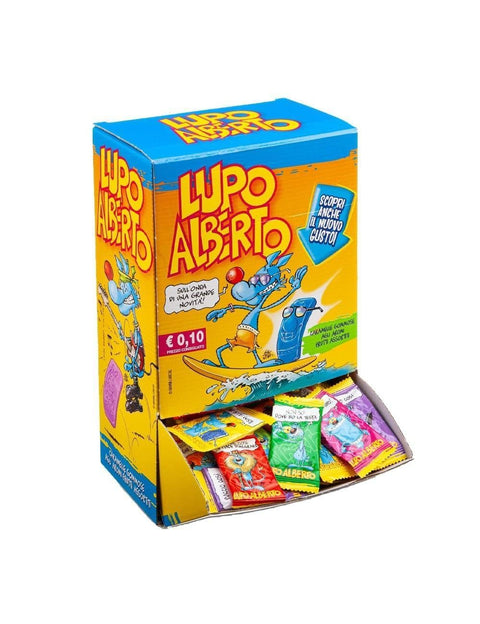 Perfetti Van Melle LUPO ALBERTO GUMMIBONBONSCHACHTEL 200STCK Original italienisch