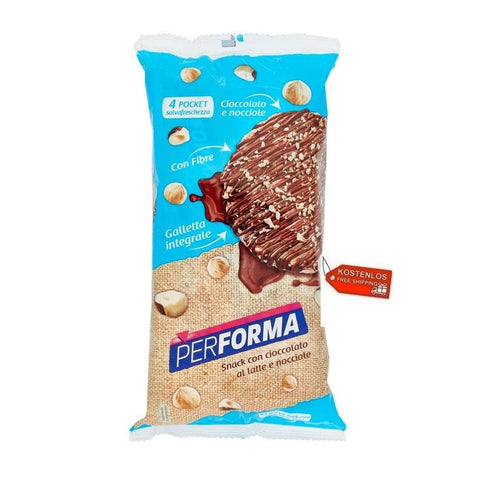 Performa Süße Snacks Performa Snacks von Vollkorn Reis mit Milchschokolade und Haselnüssen Vollkorn 7x142g 3175681281578