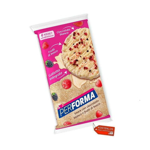 Performa Süße Snacks Performa Snacks von Vollkorn Reis mit Weißer Schokolade und Beeren Vollkorn 14x132g 3175681281547