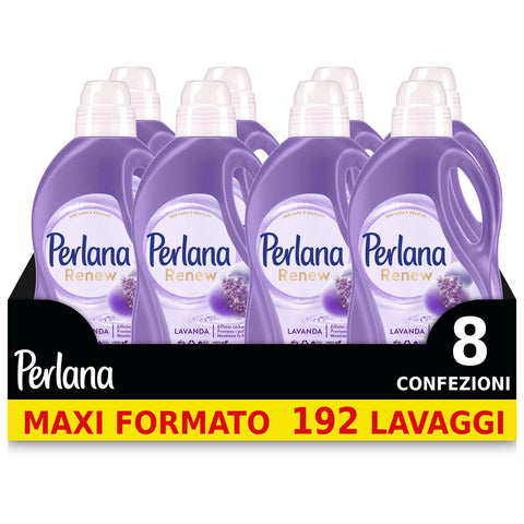 Perlana Renew Lavanda Waschmittel, Kaschmir Effekt, verhindert Knötchen, 1 Packung mit 24 Wäschen italienisch Original