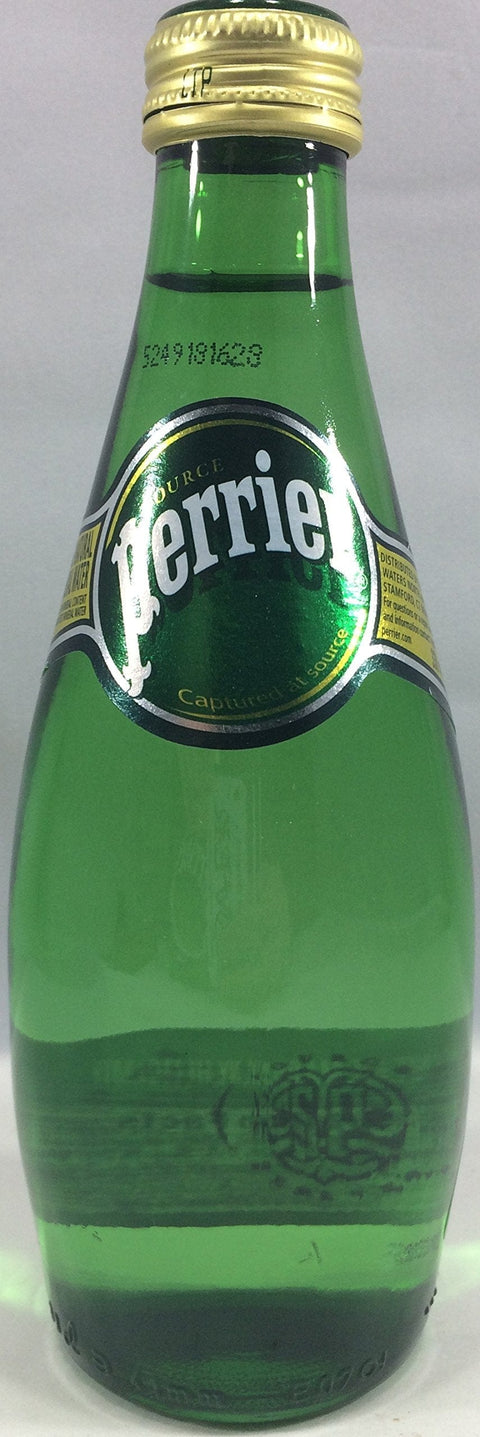 Perrier Kohlensäurehaltiges Wasser Perrier Original Sprudelwasser, 300 ml, 24 Stück