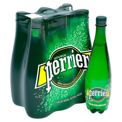 Perrier Sparkling Natural Mineral Water 6x1L Original italienisch