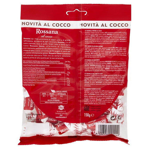 Perugina Bonbon Rossana al cocco Kokosbonbons gefüllt mit Kokos 150g