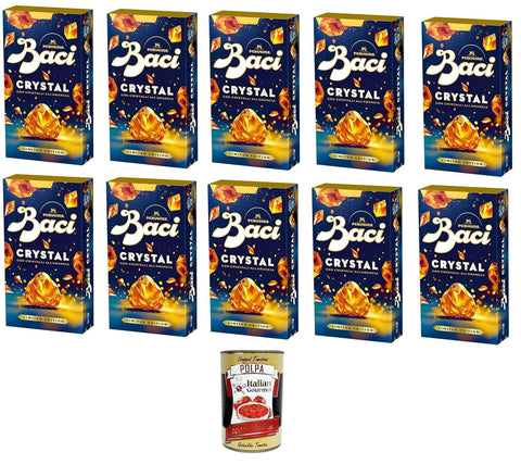 Perugina Baci Bijou Crystal Pralines Pralinen Feinste Schokolade mit Orangenkristallen Limitierte Edition 10x 150g italienisch Original