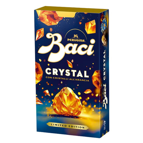 Perugina Baci Bijou Crystal Pralines Pralinen Feinste Schokolade mit Orangenkristallen Limitierte Edition 3x 150g italienisch Original