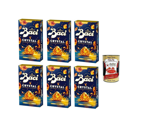 Perugina Baci Bijou Crystal Pralines Pralinen Feinste Schokolade mit Orangenkristallen Limitierte Edition 6x 150g italienisch Original