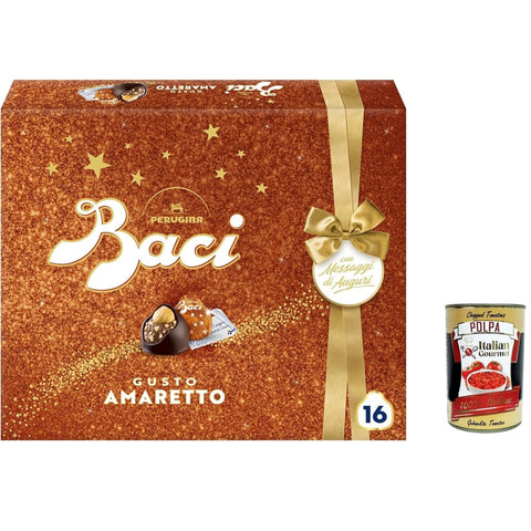 Perugina Knabberartikel Perugina Baci® Perugina® Praline Box Weihnachten mit Amaretto Aroma und Mandelstückchen 200g italienisch Original 8000300421941
