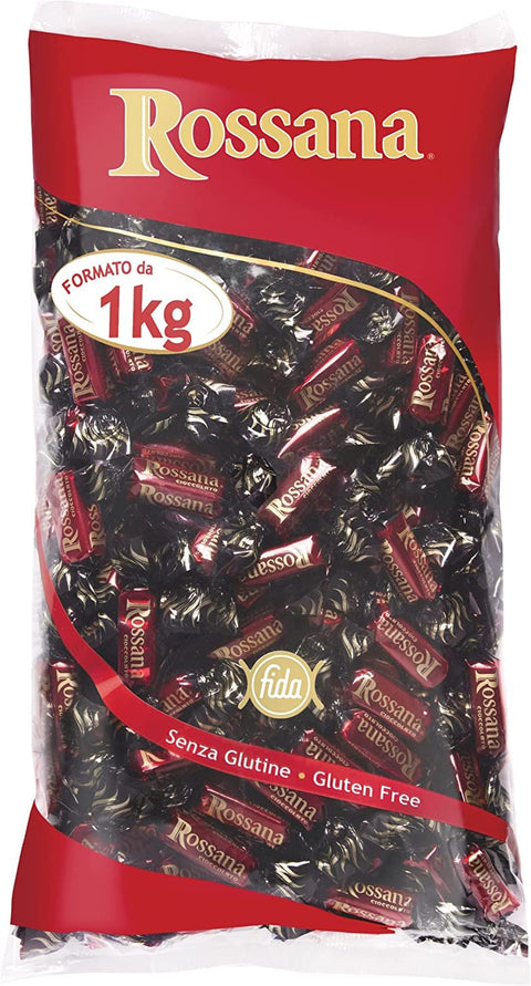 Perugina Fida Süßigkeiten Rossana mit Schokoladengeschmack Gefüllte lollies 1000 g italienisch Original