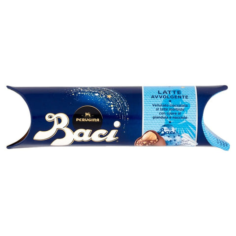Perugina Riegel 6x Perugina Baci Bijou Latte 3 Pralinen mit Milchschokolade gefüllt mit Gianduja und Haselnuss 37,5 8000300387735