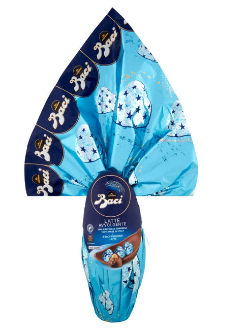 Perugina Baci Latte Uovo di Cioccolato al Latte Ostereier aus Milchschokolade mit Überraschung und 4 Pralinen 265g italienisch Original