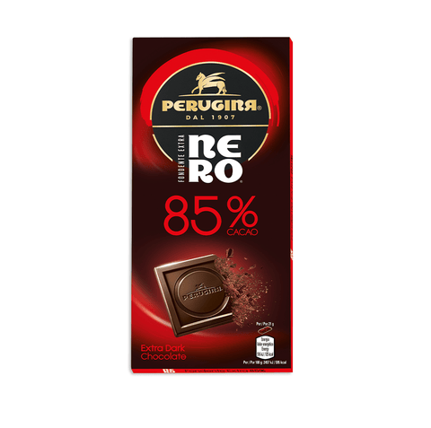 Perugina Schokoladenriegel 5x Perugina Fondente Extra 85% dunkle italian Schokolade kakao 85g 8000300379402