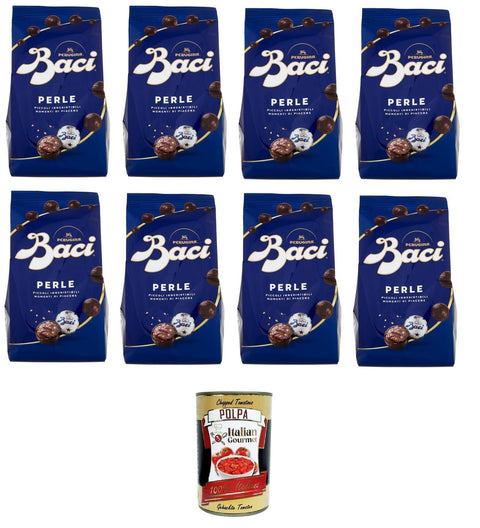 Perugina Sortimentpackungen Baci Perugina PERLE kleine Freuden mit einzigartigem Geschmack 8x 154gr + Italian Gourmet polpa 400g 8000300432718