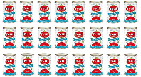Petti polpa di Pomodoro Tomatenpulpe Tomaten sauce 100% Italienisch 400 g Tomatenmark Original